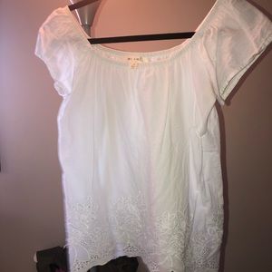 Off the shoulder blouse